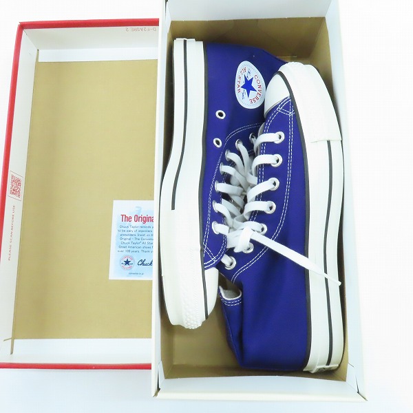 実際に弊社で買取させて頂いたCONVERSE/コンバース 日本製 CANVAS ALL STAR J HI パープル/8の画像 7枚目