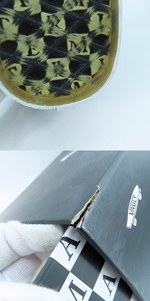 実際に弊社で買取させて頂いたMASTERMIND WORLD/マスターマインド×VANS/バンズ Old Skool Bolt VLT LX スニーカー VN0007PRBLK1/26.0の画像 7枚目