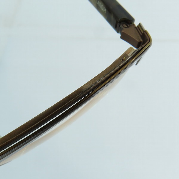 実際に弊社で買取させて頂いたalain mikli/アランミクリ メタルブロー 度入り メガネフレーム/アイウェア AL1119-M00Hの画像 8枚目