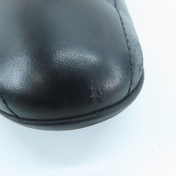 実際に弊社で買取させて頂いたPRADA/プラダ サイドジップ レザーブーツ 1451/6の画像 9枚目