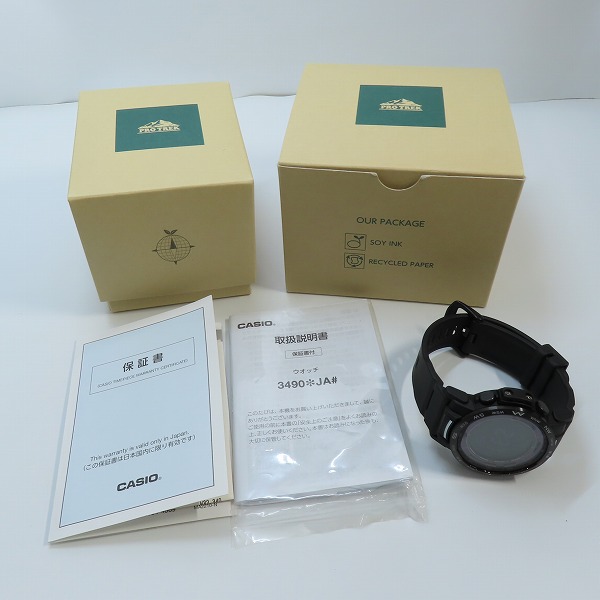 実際に弊社で買取させて頂いたCASIO/カシオ PRO TREK/プロトレック タフソーラー PRW-35Y-1BJFの画像 6枚目