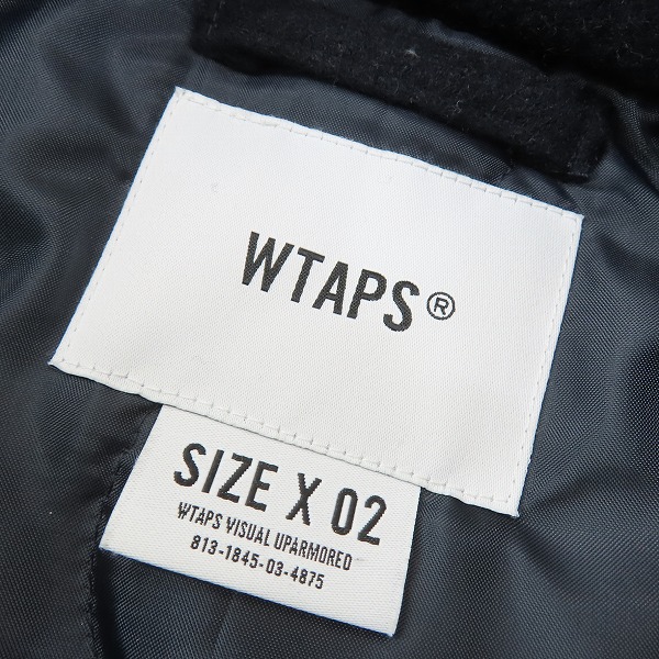 実際に弊社で買取させて頂いたWTAPS/ダブルタップス 20AW WCPO JACKET WONY.MOSSER 中綿ジャケット 202WVDT-JKM08/02の画像 2枚目