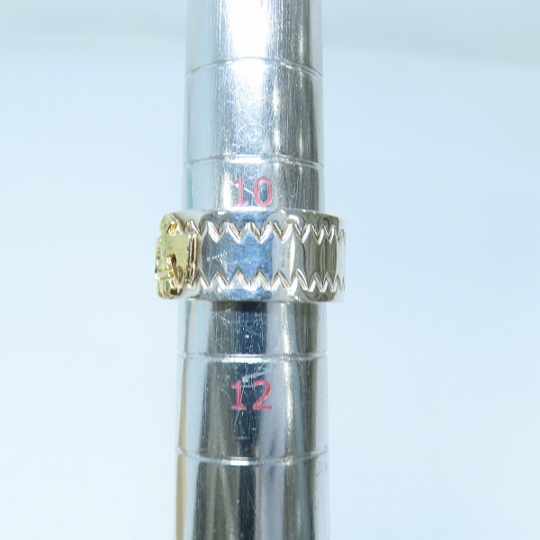 実際に弊社で買取させて頂いたARIZONA FREEDOM/アリゾナフリーダム K18 サンダーバード 平打ちリング R-7b/11号の画像 8枚目