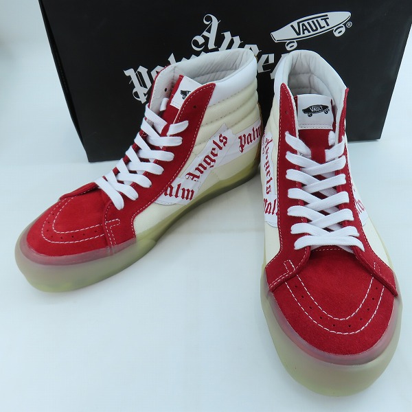 実際に弊社で買取させて頂いたPalm Angels×VANS/パームエンジェルス×バンズ Vault Sk-8 Hi LX/ボルト スケートハイ VN0A3MV777W/26.5
