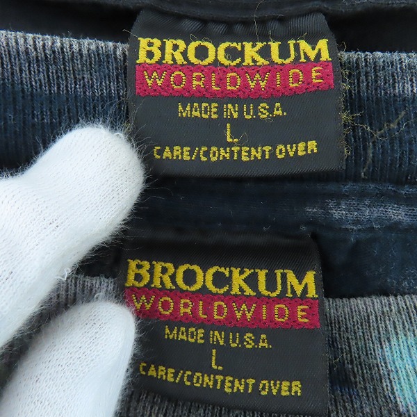実際に弊社で買取させて頂いたBROCKUM/ブロックム SLAYER/スレイヤー 90s スカル ヴィンテージ バンドTシャツ/L 2点セットの画像 2枚目