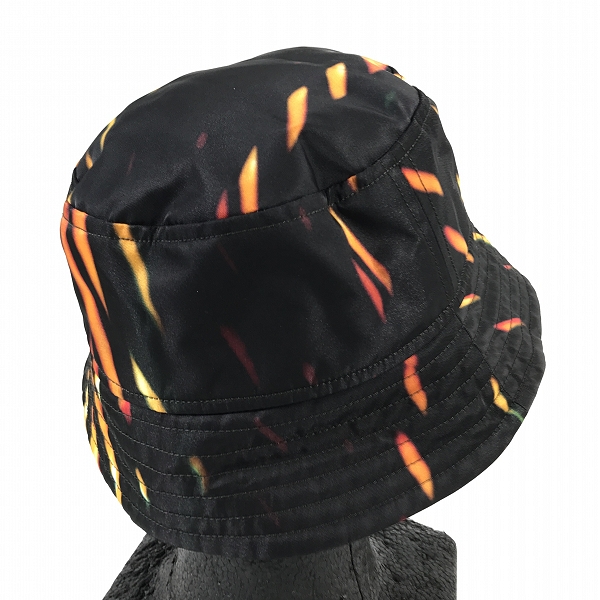 実際に弊社で買取させて頂いたdries van noten × len lye/ドリスヴァンノッテン × レンライ 総柄 バケットハット M-Lの画像 3枚目