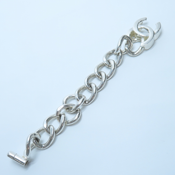 実際に弊社で買取させて頂いたCHANEL/シャネル ターンロック ブレスレット ココマークの画像 9枚目