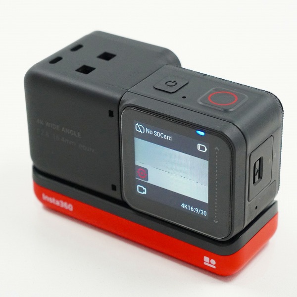 実際に弊社で買取させて頂いたinsta360 ONE R TWIN EDITION 360度＋4K広角モジュール アクションカメラ 付属品付き 動作確認済みの画像 2枚目