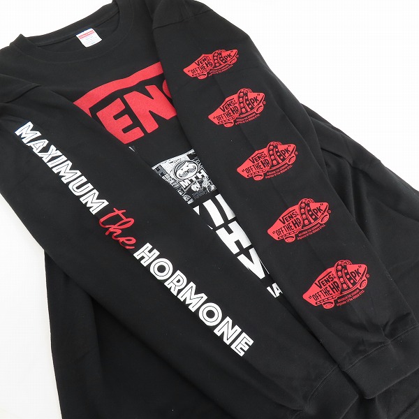 実際に弊社で買取させて頂いたMAXIMUM THE HORMONE/マキシマムザホルモン VENSAN プリント バンドTシャツ ブラック/2XLの画像 5枚目