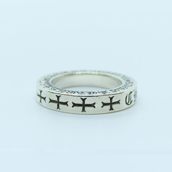 実際に弊社で買取させて頂いた【インボイス原本】CHROME HEARTS/クロムハーツ 3mm スペーサーリング CH FUCK YOU/ファックユー 4.5号の画像 3枚目