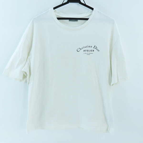 実際に弊社で買取させて頂いたChristian Dior/クリスチャンディオール ATELIER TEE/アトリエ ロゴ プリント Tシャツ 863J621I0533/L