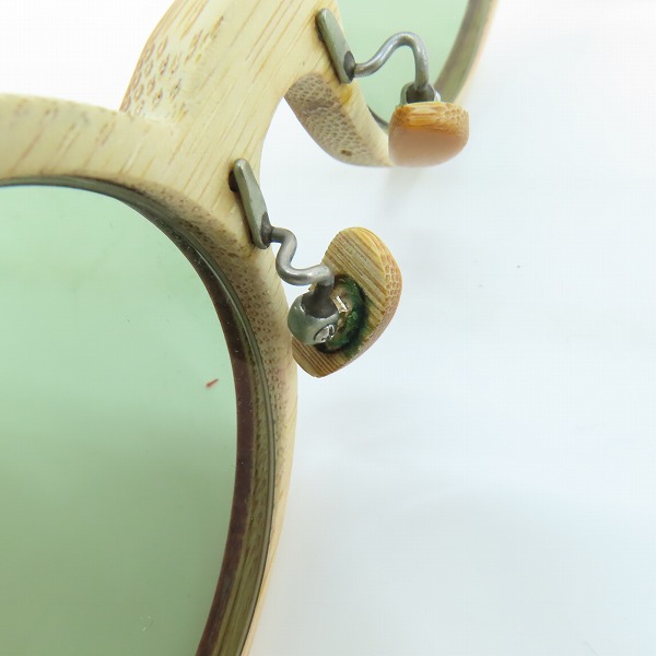 実際に弊社で買取させて頂いたJAPONISM/ジャポニズム BAMBOO/バンブー 眼鏡フレーム/アイウェア サングラス JB-21の画像 7枚目