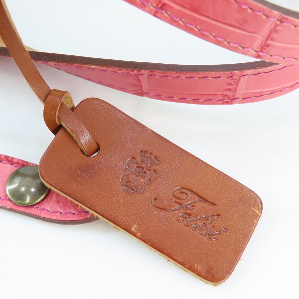 実際に弊社で買取させて頂いたFelisi/フェリージ クロコ型押し トートバッグの画像 8枚目