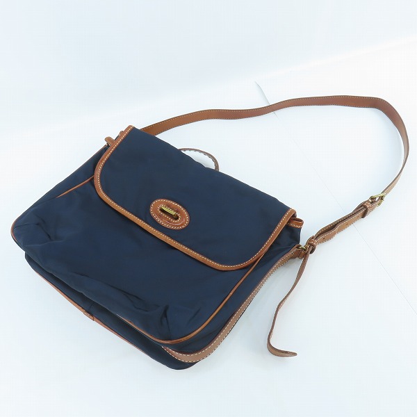 実際に弊社で買取させて頂いたFelisi/フェリージ ショルダーバッグ ナイロン×レザー 13-15の画像 8枚目