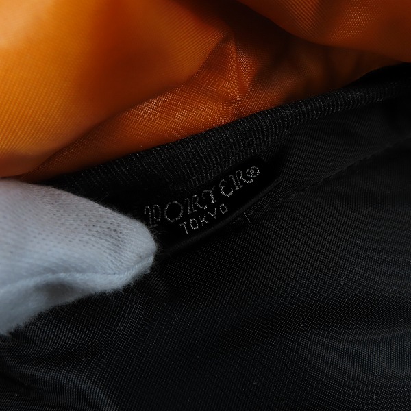 実際に弊社で買取させて頂いた(1)PORTER/ポーター TANKER WAIST BAG L タンカー ウエストバッグ L ブラック/622-66628の画像 5枚目