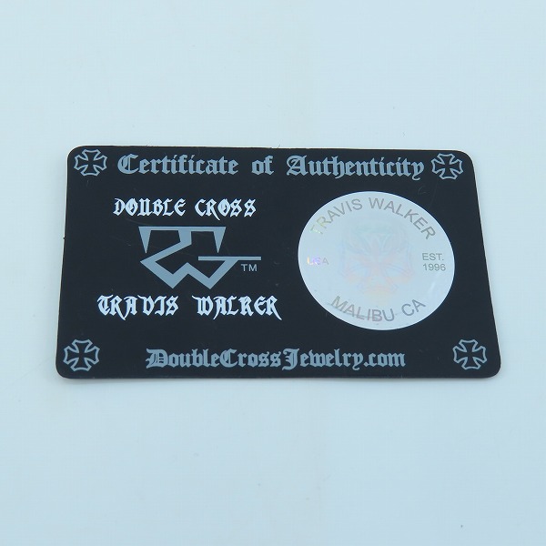 実際に弊社で買取させて頂いた【ギャラ付き】TRAVIS WALKER/トラヴィスワーカー ダブルスカル/ダガー キーリング の画像 8枚目