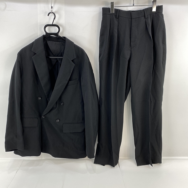 実際に弊社で買取させて頂いたJOURNAL STANDARD relume/ジャーナルスタンダード レリューム ダブルブレスト ジャージー スーツ セットアップ/L/M