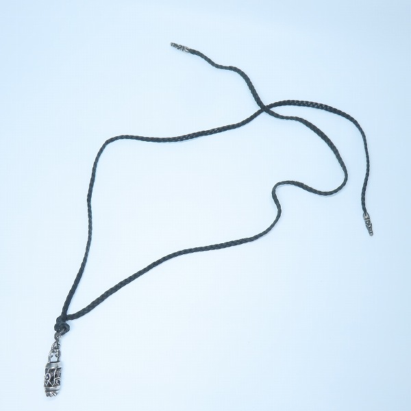 実際に弊社で買取させて頂いたCHROME HEARTS/クロムハーツ ケルティックローラーペンダントｗ/レザーブレード スクロールチップの画像 9枚目