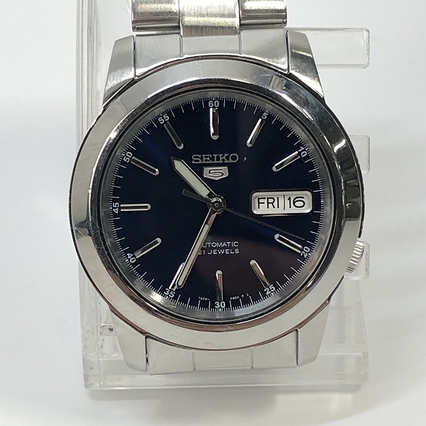 実際に弊社で買取させて頂いたSEIKO5/セイコーファイブ 裏スケ スケルトン 自動巻き 腕時計 7S26-02W0