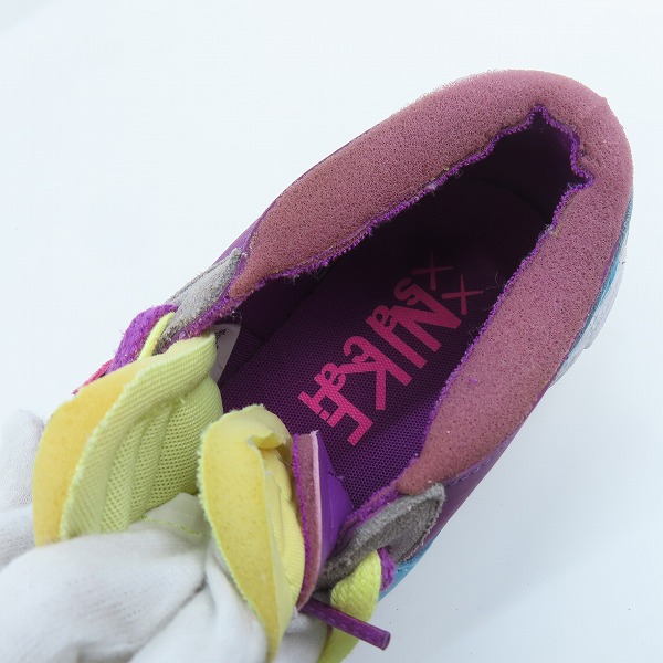 実際に弊社で買取させて頂いたNIKE×KAWS×SACAI/ナイキ×カウズ×サカイ BLAZER LOW/ブレーザーロー パープルダスク DM7901-500/26.5の画像 4枚目