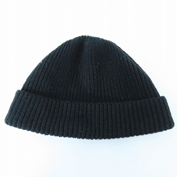 実際に弊社で買取させて頂いた【JPタグ】PRADA/プラダ 24SS トライアングルプレート ウール カシミヤ ニットキャップ UMD489 S211 3IMの画像 1枚目