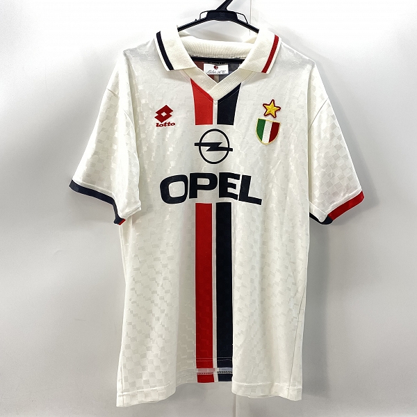 実際に弊社で買取させて頂いたlotto/ロット ACミラン 1996/1997 アウェイ 半袖 オーセンティック ユニフォーム/L