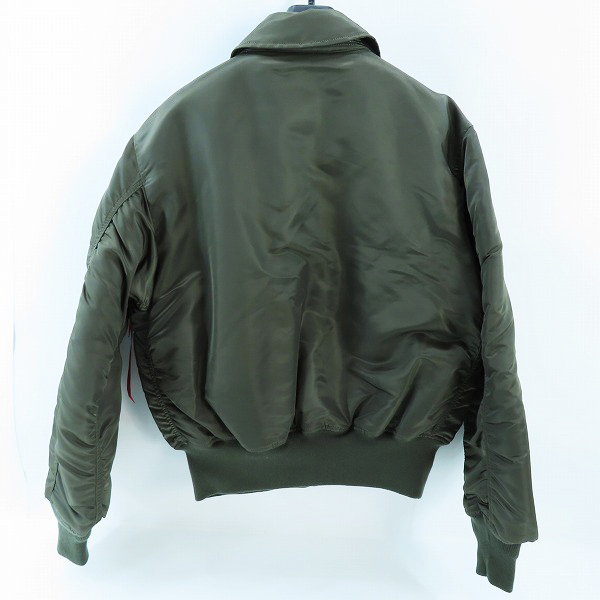 実際に弊社で買取させて頂いた【未使用】 ALPHA INDUSTRIES/アルファインダストリーズ ナイロン ヘビーツイル フライトジャケット 2030-476/Mの画像 1枚目