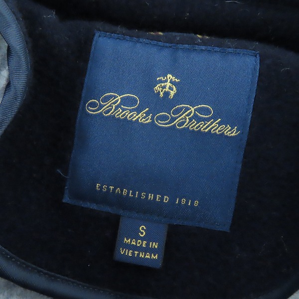 実際に弊社で買取させて頂いたBROOKS BROTHERS/ブルックスブラザーズ ウール ダッフルコート /Sの画像 2枚目