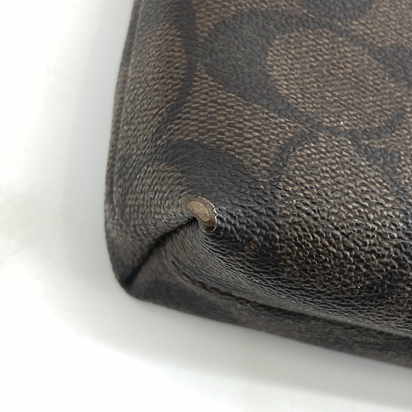 実際に弊社で買取させて頂いたCOACH/コーチ シグネチャー ショルダーバッグ F23866の画像 7枚目