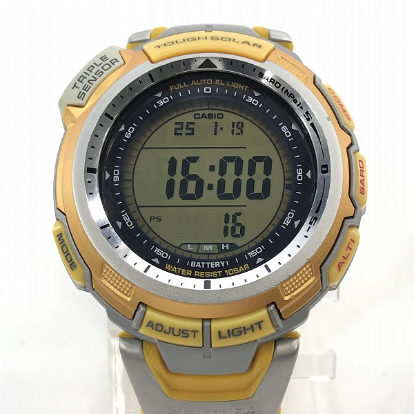 実際に弊社で買取させて頂いたASIO/カシオ PROTREK/プロトレック トリプルセンサー タフソーラー PRG-110CJ-9JF