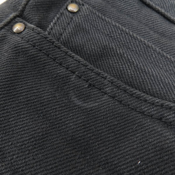 実際に弊社で買取させて頂いたRUDE GALLERY/ルードギャラリー ブラック デニムパンツ LOT8003 /W30 L32の画像 7枚目