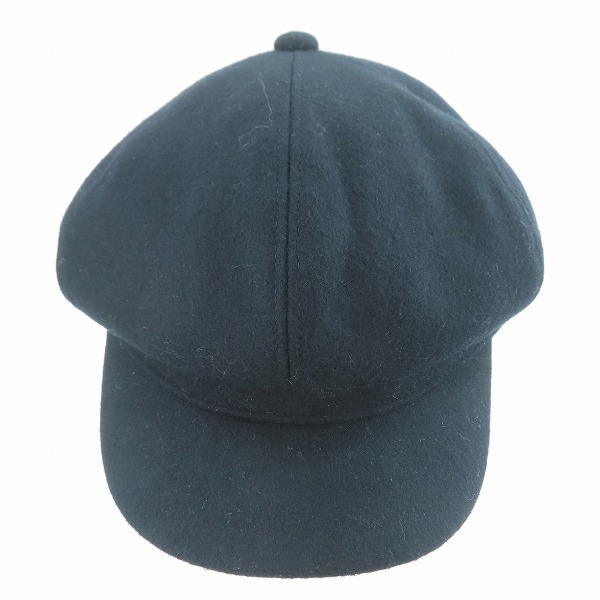 実際に弊社で買取させて頂いたCA4LA/カシラ ウール キャスケット ブラック TMT02232の画像 1枚目