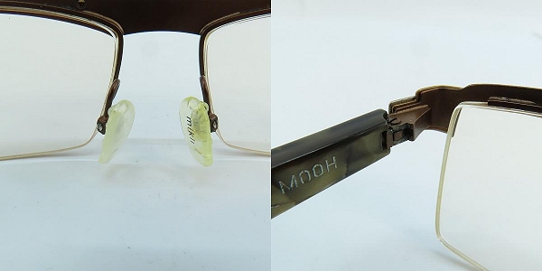 実際に弊社で買取させて頂いたalain mikli/アランミクリ メタルブロー 度入り メガネフレーム/アイウェア AL1119-M00Hの画像 3枚目