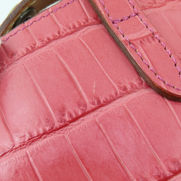 実際に弊社で買取させて頂いたFelisi/フェリージ クロコ型押し トートバッグの画像 6枚目