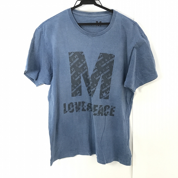 実際に弊社で買取させて頂いたroar/ロアー×M/エム LOVE&PEACE 半袖Tシャツ/L