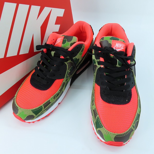 実際に弊社で買取させて頂いたNIKE×atmos/ナイキ×アトモス AIR MAX 90 SP REVERSE DUCK CAMO/リバース ダック カモ CW6024-600/27.5