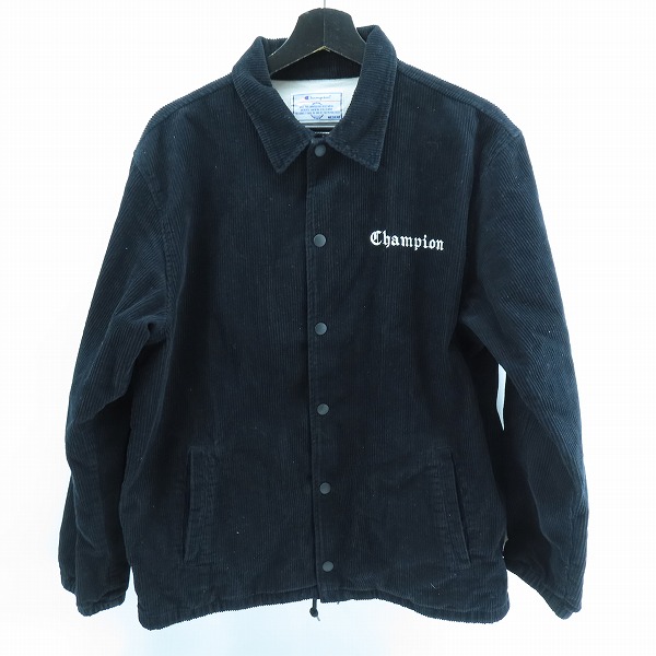 実際に弊社で買取させて頂いたChampion/チャンピオン コーデュロスナップジャケット/M