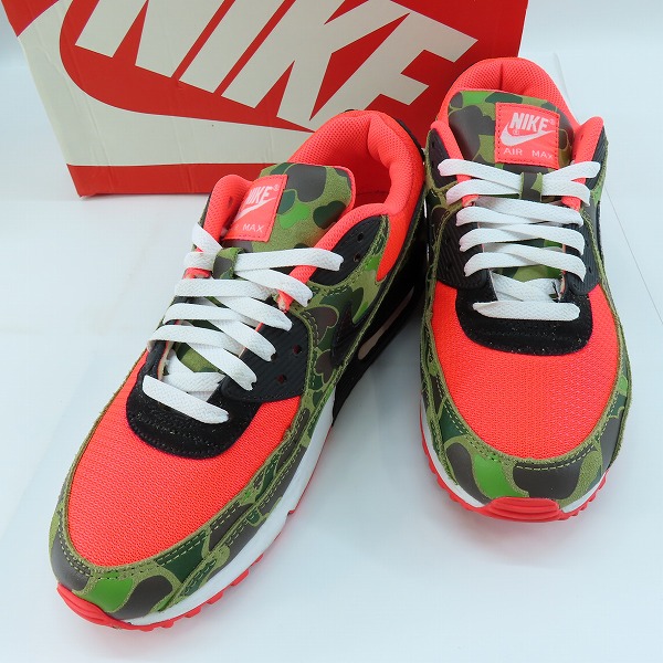 実際に弊社で買取させて頂いたNIKE×atmos/ナイキ×アトモス AIR MAX 90 SP REVERSE DUCK CAMO/リバース ダック カモ CW6024-600/28.5