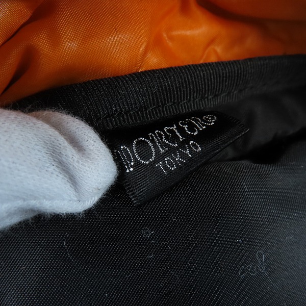 実際に弊社で買取させて頂いた(3)PORTER/ポーター TANKER WAIST BAG L タンカー ウエストバッグ L ブラック/622-66628の画像 5枚目