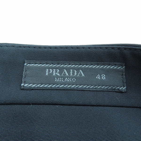 実際に弊社で買取させて頂いたPRADA/プラダ ポリエステル スラックス ロングパンツ SPG44 S191 G39/48の画像 2枚目