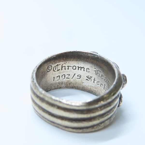 実際に弊社で買取させて頂いたCHROME HEARTS/クロムハーツ ダガーリング 18-19.5号の画像 6枚目