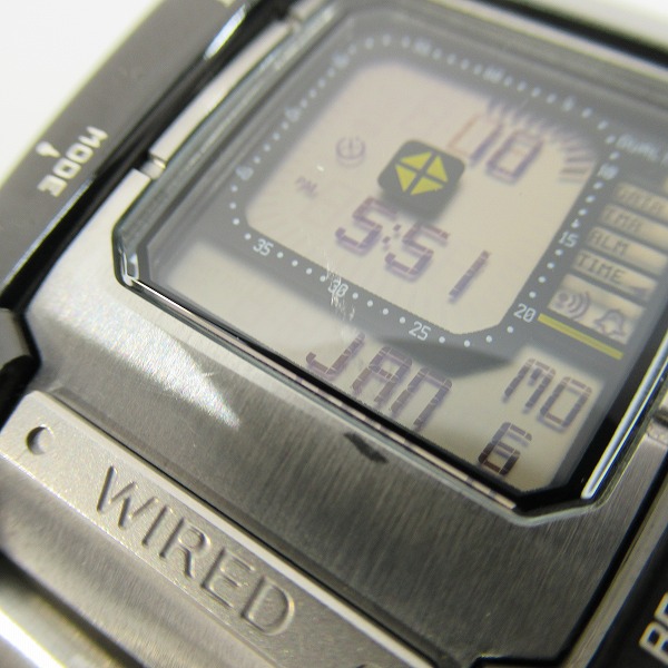 実際に弊社で買取させて頂いたSEIKO/セイコー WIRED/ワイアード 腕時計 METAL GEAR/タルギアソリッド デジボーグ 2500個限定 W865-KX00の画像 6枚目