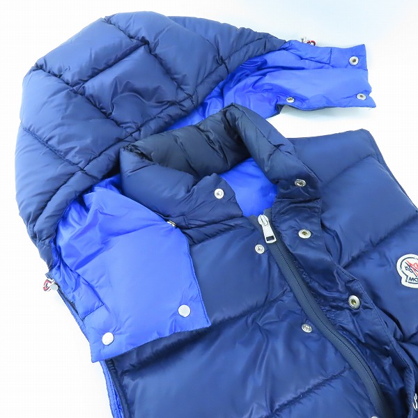 実際に弊社で買取させて頂いた【JPタグ】MONCLER/モンクレール BILLECART/ビルカール/メンズ フード ダウンベスト E20914338649/1の画像 3枚目