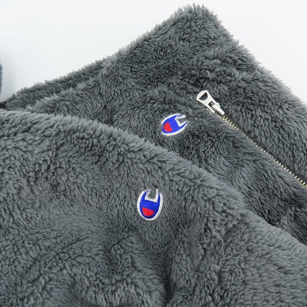 実際に弊社で買取させて頂いた【未使用含む】Champion×FREAK'S STORE/チャンピオン 別注SHERPA FLEECE SETUP/シェルパフリース セットアップ/Lの画像 7枚目