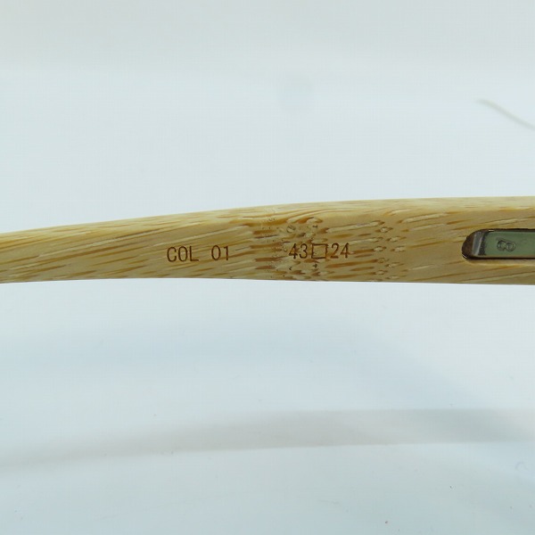 実際に弊社で買取させて頂いたJAPONISM/ジャポニズム BAMBOO/バンブー 眼鏡フレーム/アイウェア サングラス JB-21の画像 6枚目