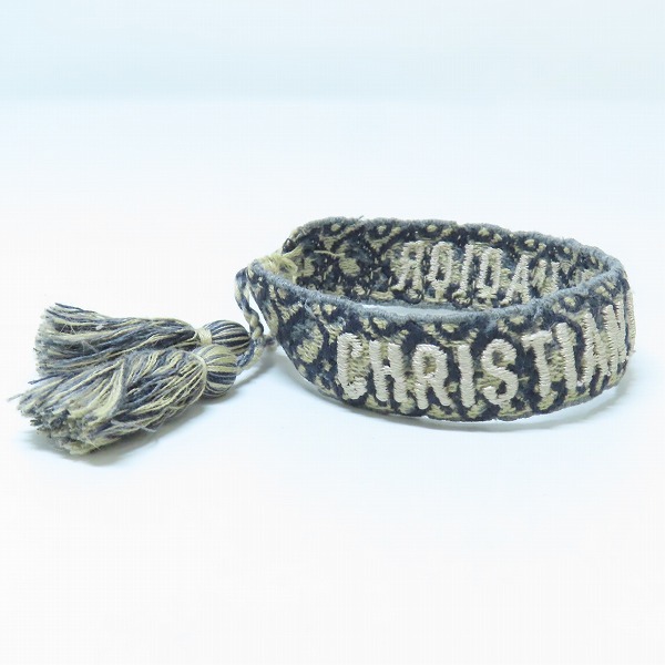 実際に弊社で買取させて頂いたChristian Dior/クリスチャン ディオール ミサンガ/ブレスレットの画像 4枚目