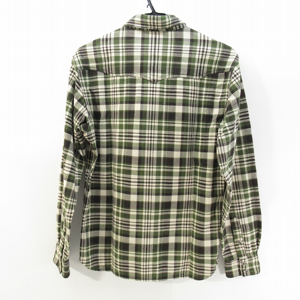 実際に弊社で買取させて頂いたTHE FLAT HEAD/ザフラットヘッド チェック ウエスタンシャツ 40の画像 1枚目