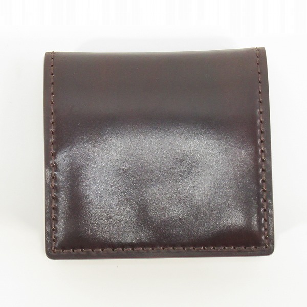 実際に弊社で買取させて頂いたGANZO/ガンゾ 馬革 SHELL CORDOVAN 2 /シェルコードバン2 BOX 小銭入れ 57238