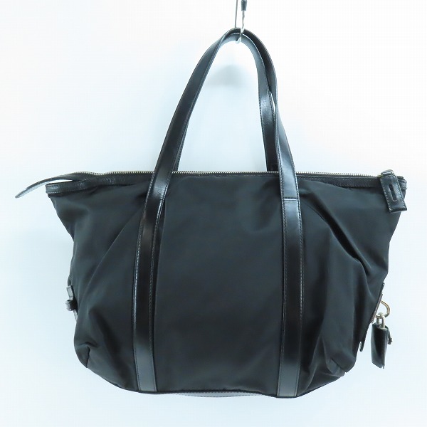 実際に弊社で買取させて頂いたPRADA/プラダ ナイロントートバッグ ブラック  鍵付き の画像 1枚目