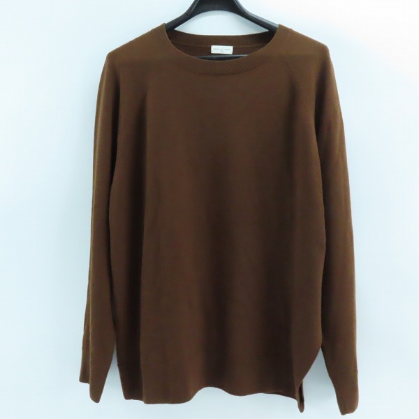 実際に弊社で買取させて頂いたDRIES VAN NOTEN/ドリスヴァンノッテン サイドスリッド ウール ニット ブラウン 48-205/L